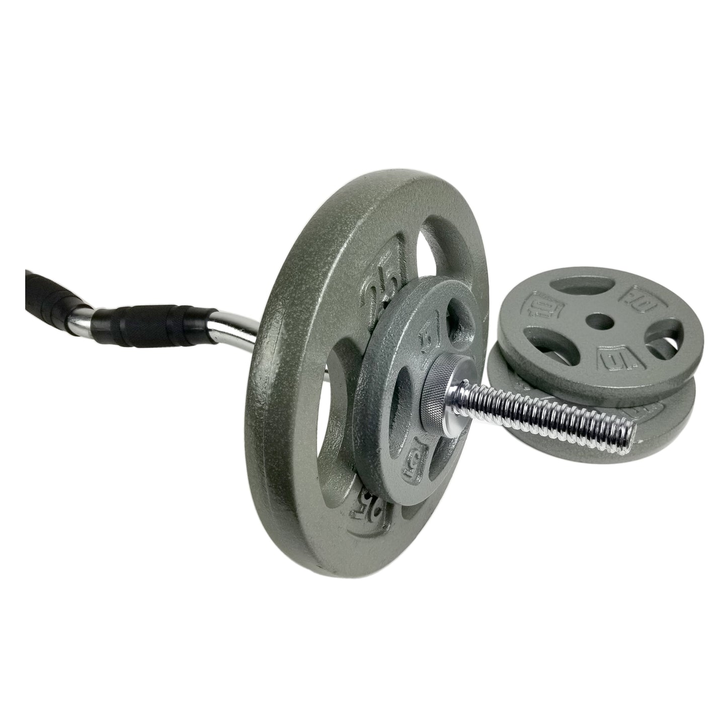 Barbell, 50 Lb Standard 1" Weight Plate Set, (25 Lb X 2)