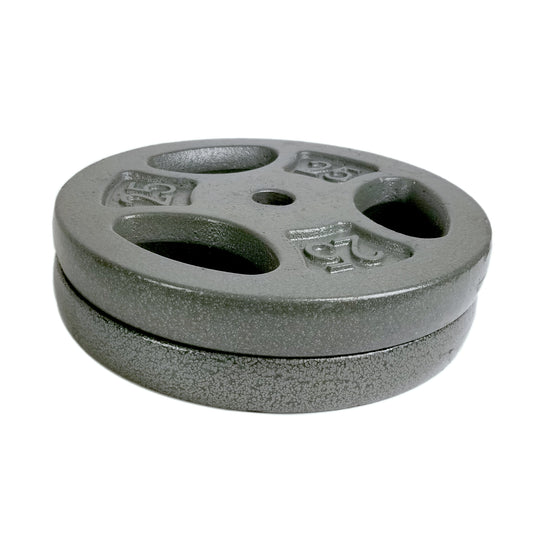 Barbell, 50 Lb Standard 1" Weight Plate Set, (25 Lb X 2)