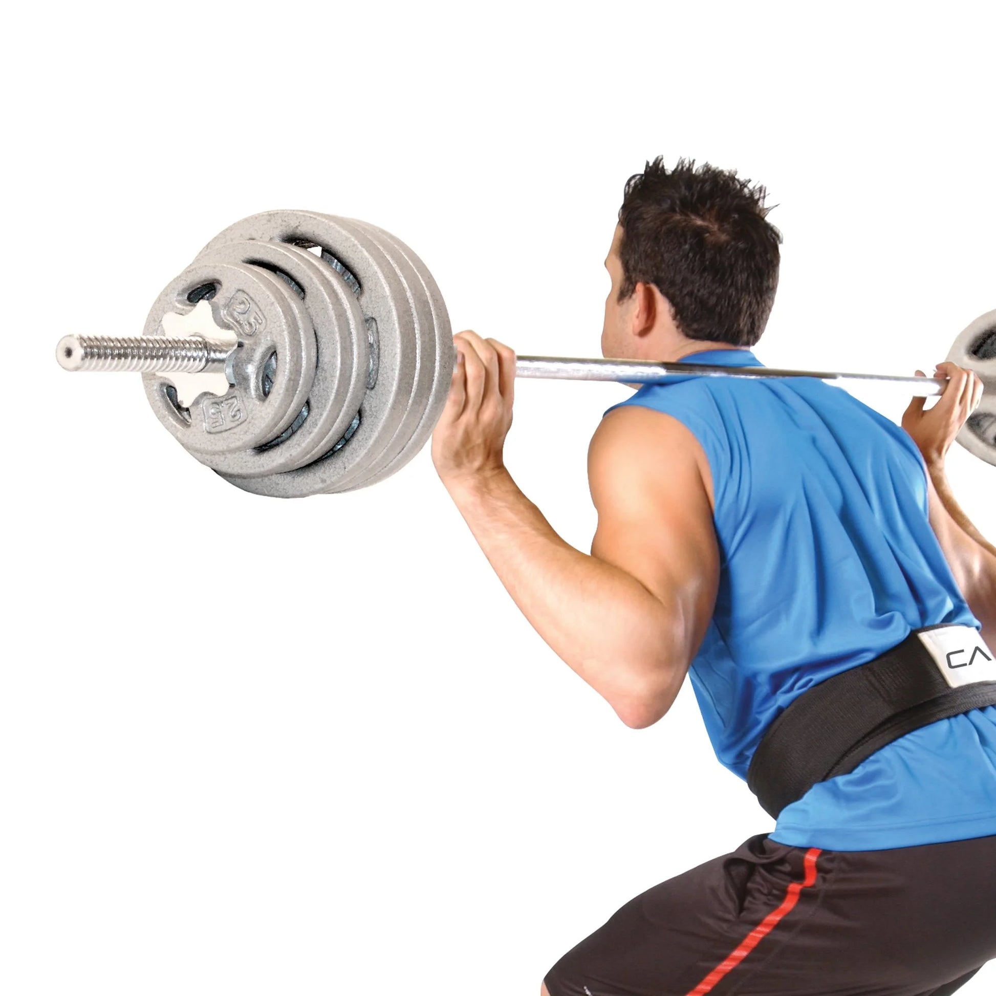 Barbell, 50 Lb Standard 1" Weight Plate Set, (25 Lb X 2)